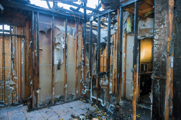 Professional Emergency Fire Cleanup technician working in Millington, NJ